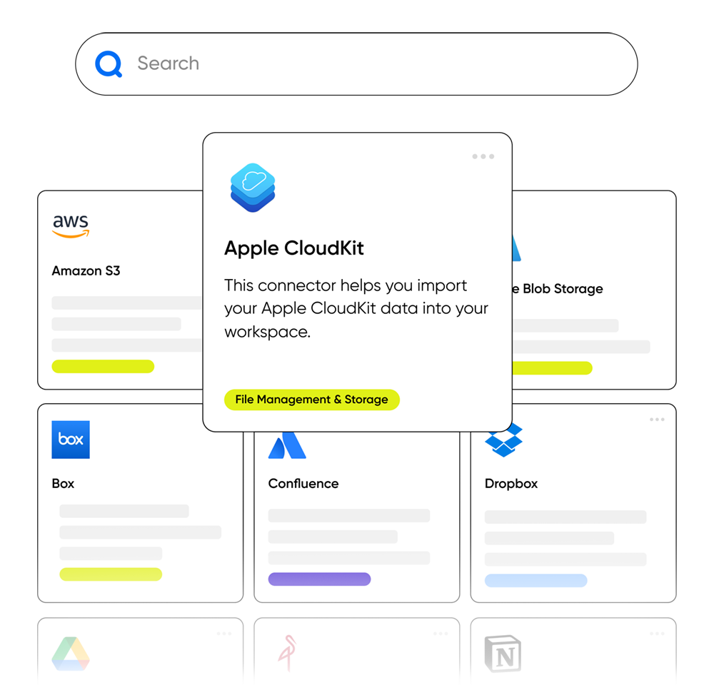 Airia data sources integration view