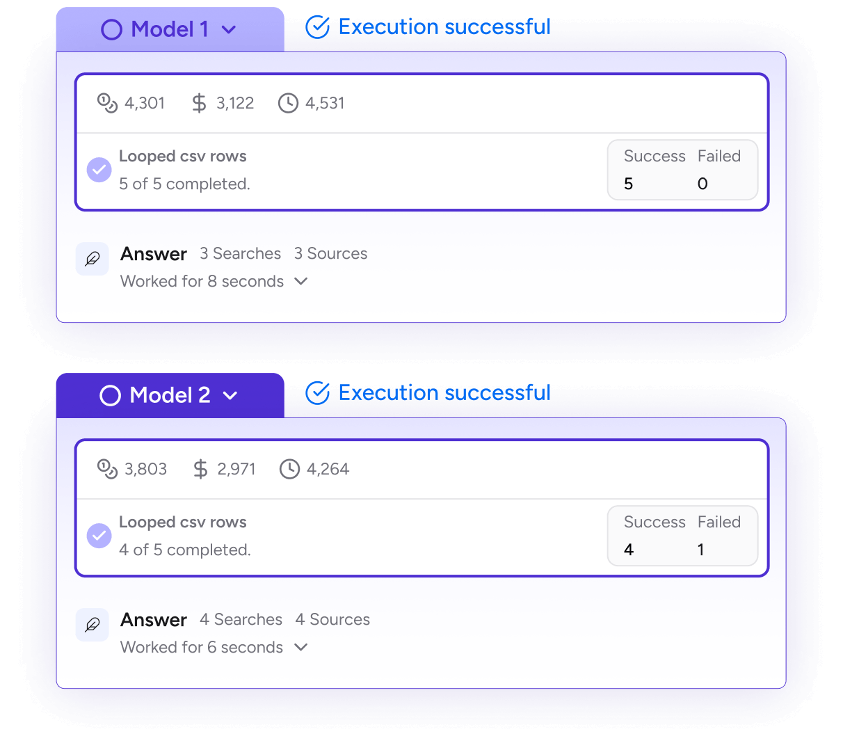 Prompt iteration workspace