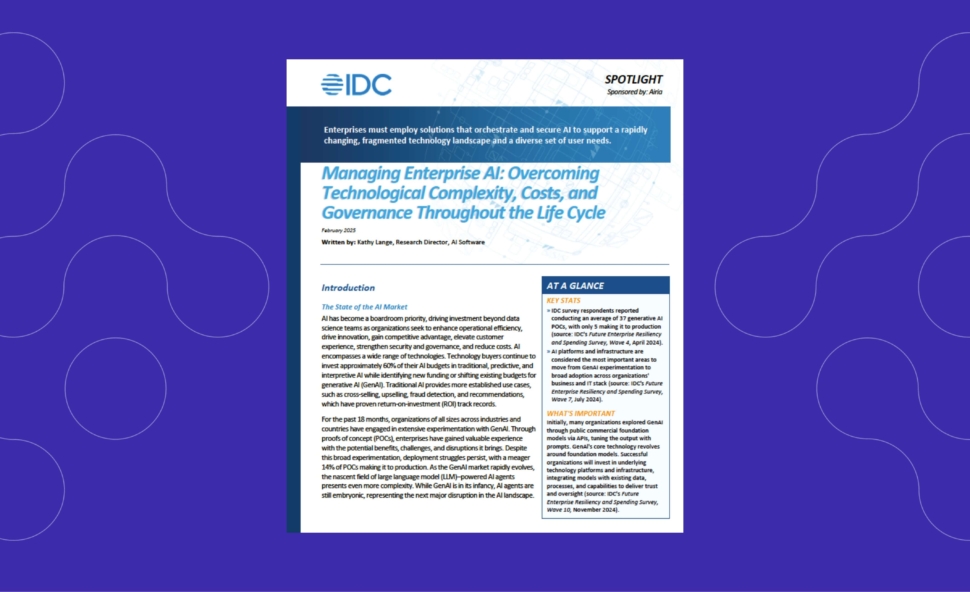 Managing Enterprise AI: Overcoming Technological Complexity, Costs, and Governance Throughout the Life Cycle